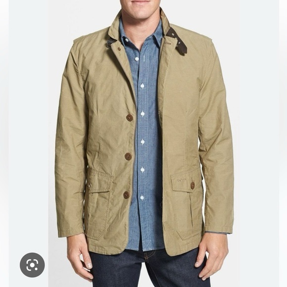 Barbour Other - BARBOUR SANDER MEN’S DRESS TARTAN KHAKI GREEN JACKET LARGE